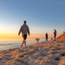Beach of Holland State Park in Holland, Michigan